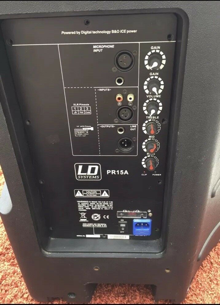 LD Systems Revolver PR 15A Cassa Audio Attivo (PAIR - COPPIA) - SecondHand