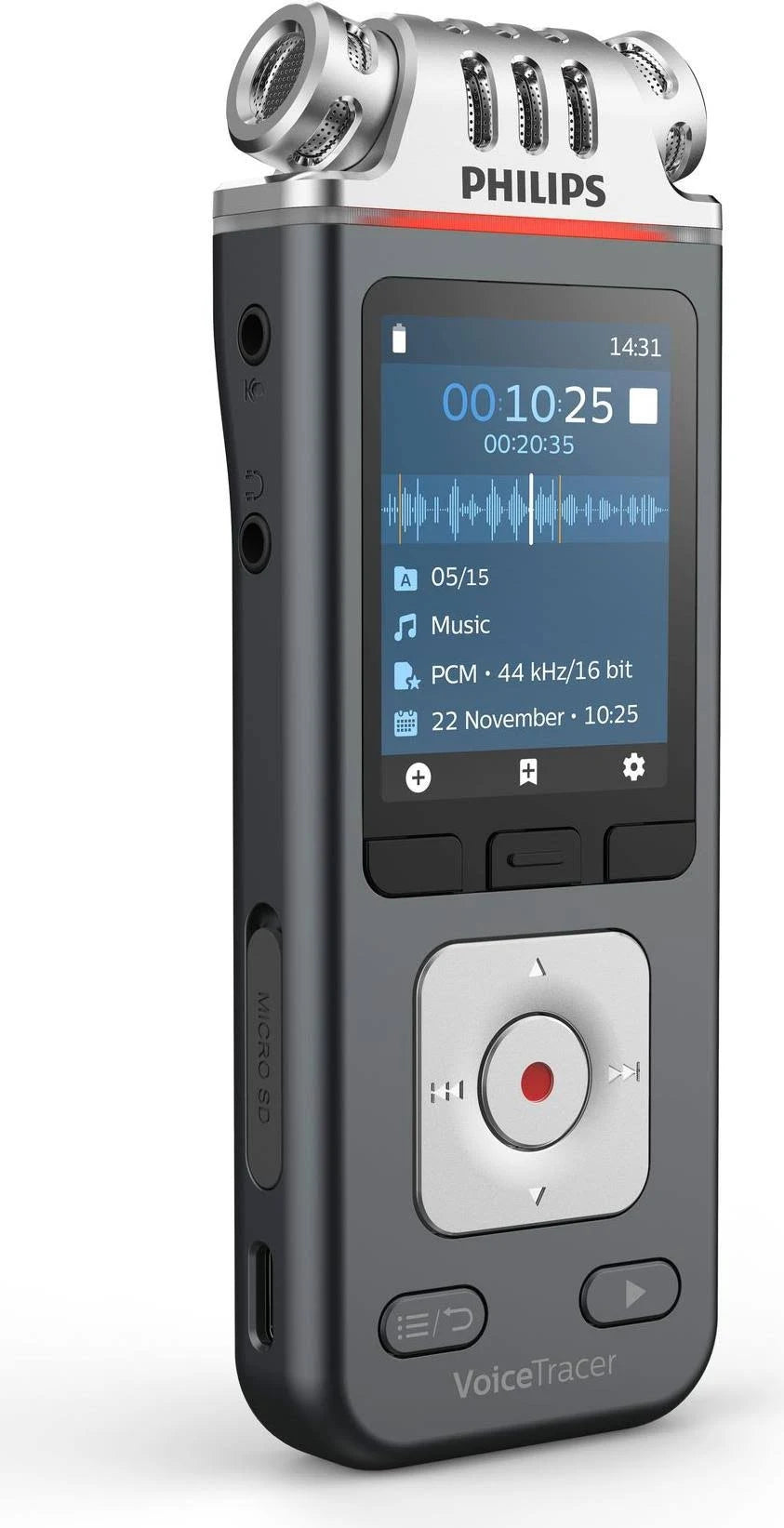 Philips VoiceTracer Tracciatore vocale DVT6110, Registratori Audio