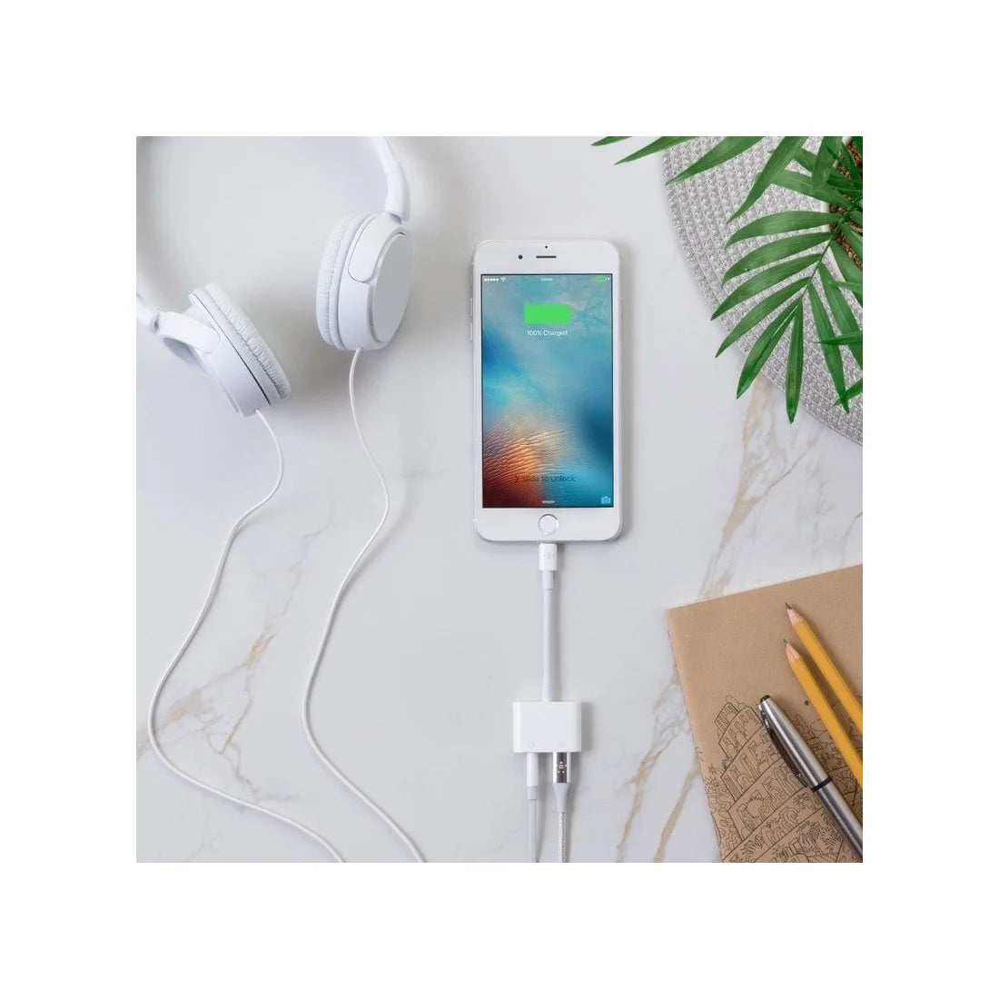 Adattatore iphone per jack e caricatore