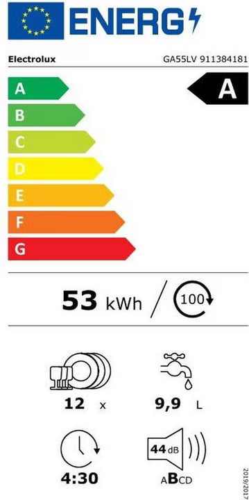 Electrolux GA55LV Lavastoviglie