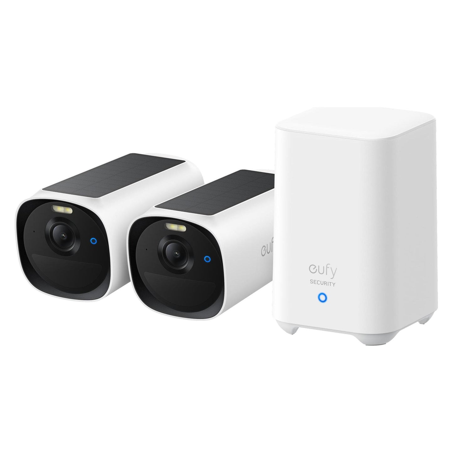 eufy E40 HomeBase 2 Telecamera Esterna 2K Solare 2x Bianco