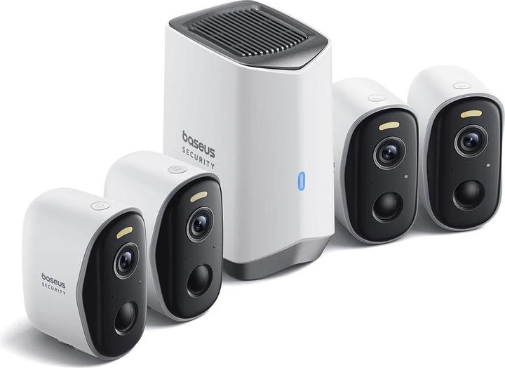 eufy E40 HomeBase 2 Telecamera Esterna 2K Solare 2x Bianco