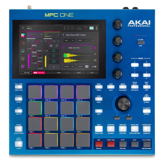Akai MPC One G2 Campionatore Sequencer Standalone Blu