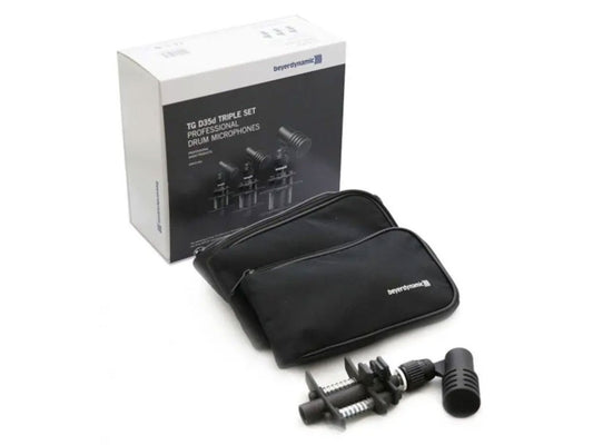 BEYERDYNAMIC TG D35 Triplo Set - Microfono per batteria/percussioni, dinamico, set da 3