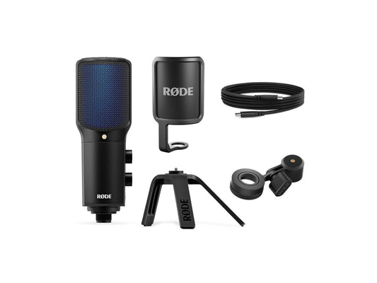 RODE NT-USB+ - Microfono a condensatore professionale USB-C con DSP avanzato