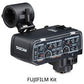 TASCAM CA-XLR2d-F - Adattatore microfonico XLR per fotocamere mirrorless, kit Fujifilm