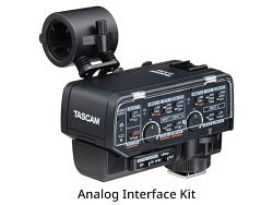 TASCAM CA-XLR2d-AN - Adattatore microfonico XLR per fotocamere mirrorless, kit di interfaccia analogica