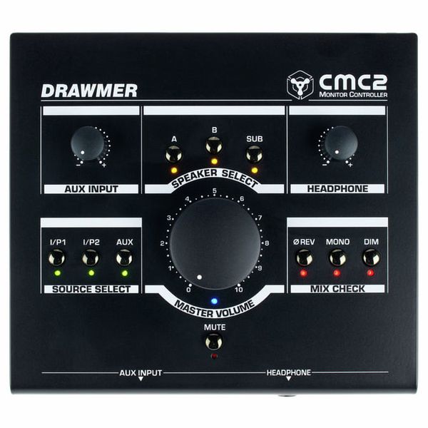 Drawmer CMC2 Controller monitor compatto in metallo per studio audio