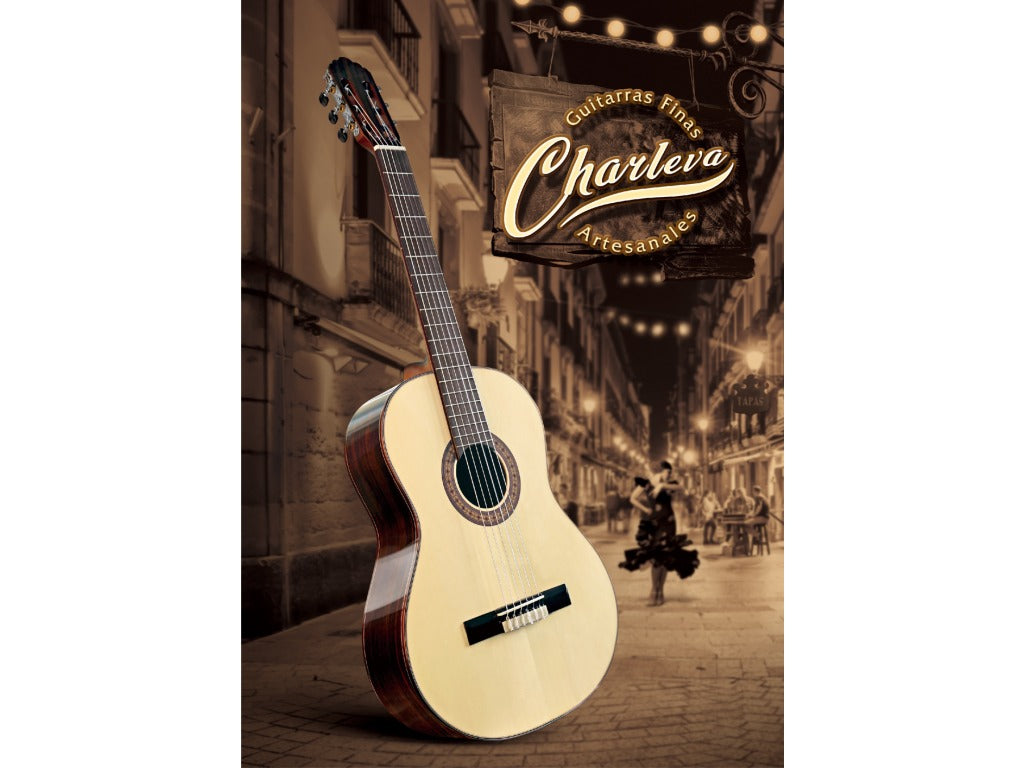CHARLEVA CHARV-D3CM - Chitarra classica con scala 3/4, 590mm