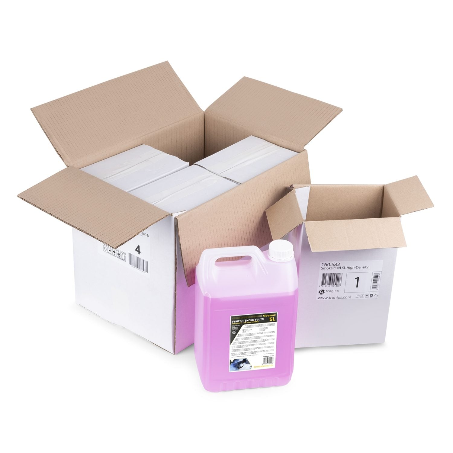 beamZ FSMF5H Fluido Nebbia 5L Alta Densità Rosa