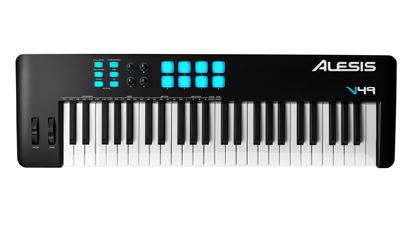 Alesis V49 MKII Controllore a tastiera USB-MIDI a 49 tasti