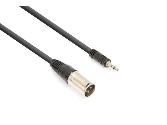 Vonyx XLR – 3,5 mm 0.50 m, Connettore da 3,5 mm (AUX), XLR