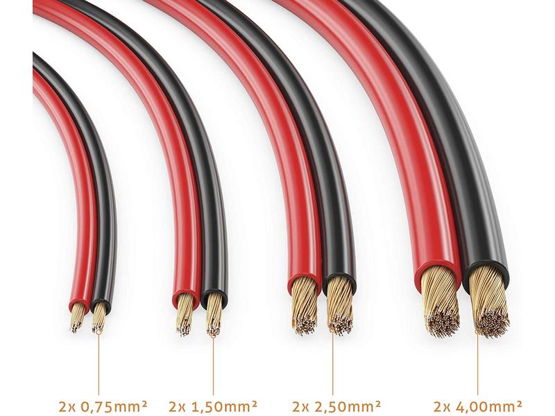 Cavo Altoparlante Sonero 4.00 mm² CCA 20m: Alta Fedeltà Audio Potente