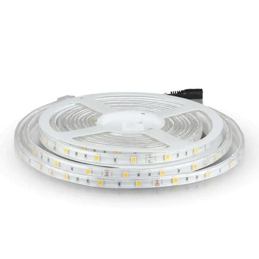 V-TAC Strip LED SMD3014 18W/m 5m 204 LED/m 12V 6400K IP20 10mm