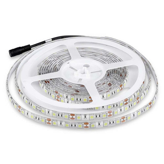 V-TAC Strip LED SMD5050 11W/m 5m 60 LED/m 12V 6500K IP65 10mm