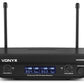 Vonyx WM82B Set UHF 2 Canali 2 Bodypack Headset Lavalier