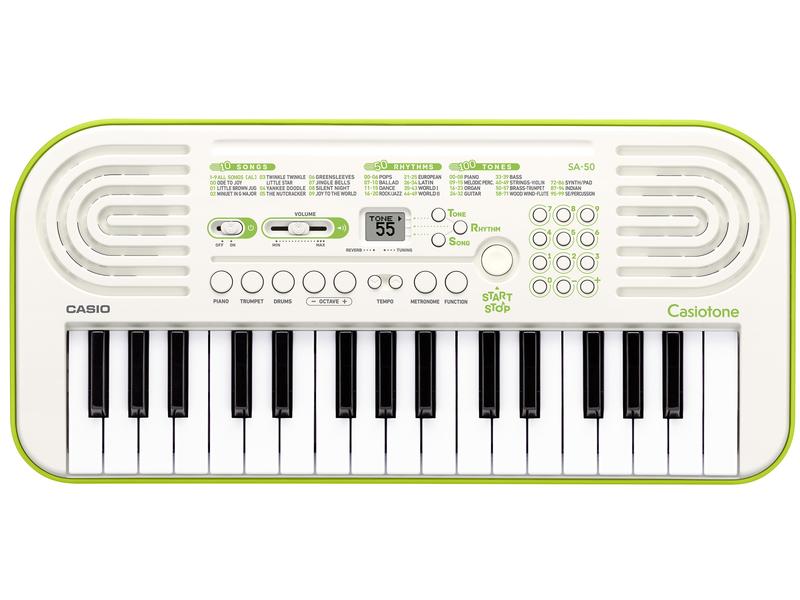 Casio SA-50 Mini Keyboard 32 Tasti 100 Timbri Portatile