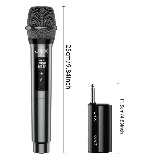 JYX U-180 Microfono dinamico wireless