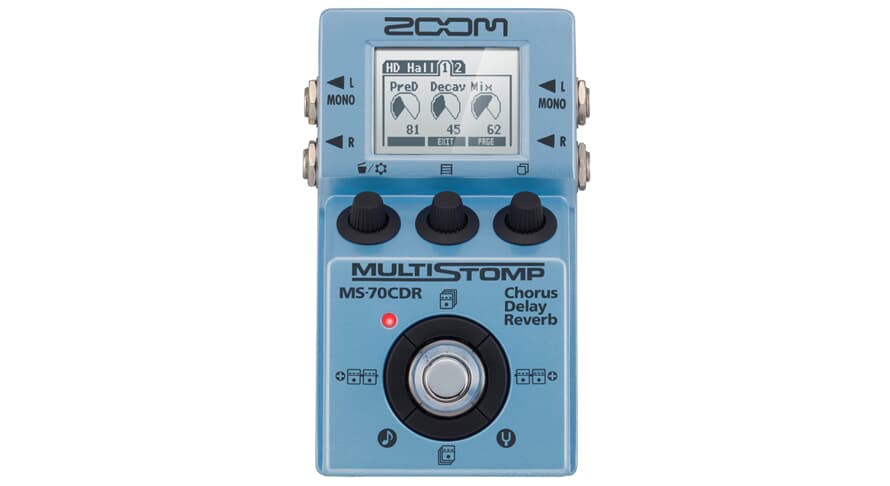 Zoom MS-70CDR Pedale multi-stomp per coro / delay / riverbero