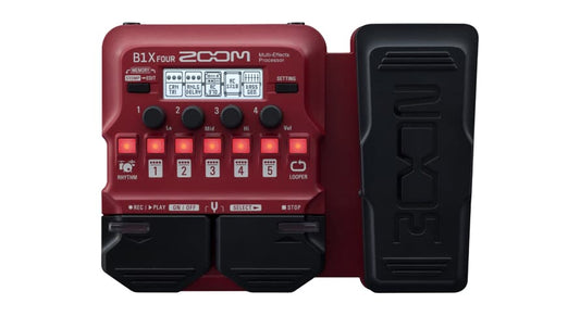 Zoom B1X FOUR Pedale multieffetto per basso