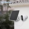 Pannello solare per telecamera esterna Eufy compatibile con pannello solare ad alimentazione continua Eufycam con cavo di ricarica da 9,8 piedi