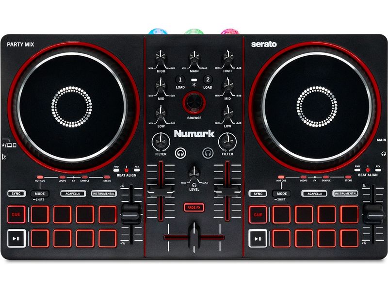 Numark Party Mix 3 Controller DJ con Lightshow Integrata