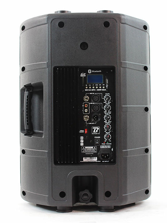 BoomTone DJ MS12A MP3 Cassa Attiva 2 Vie 12" 200W