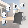 Pannello solare per telecamera esterna Eufy compatibile con pannello solare ad alimentazione continua Eufycam con cavo di ricarica da 9,8 piedi