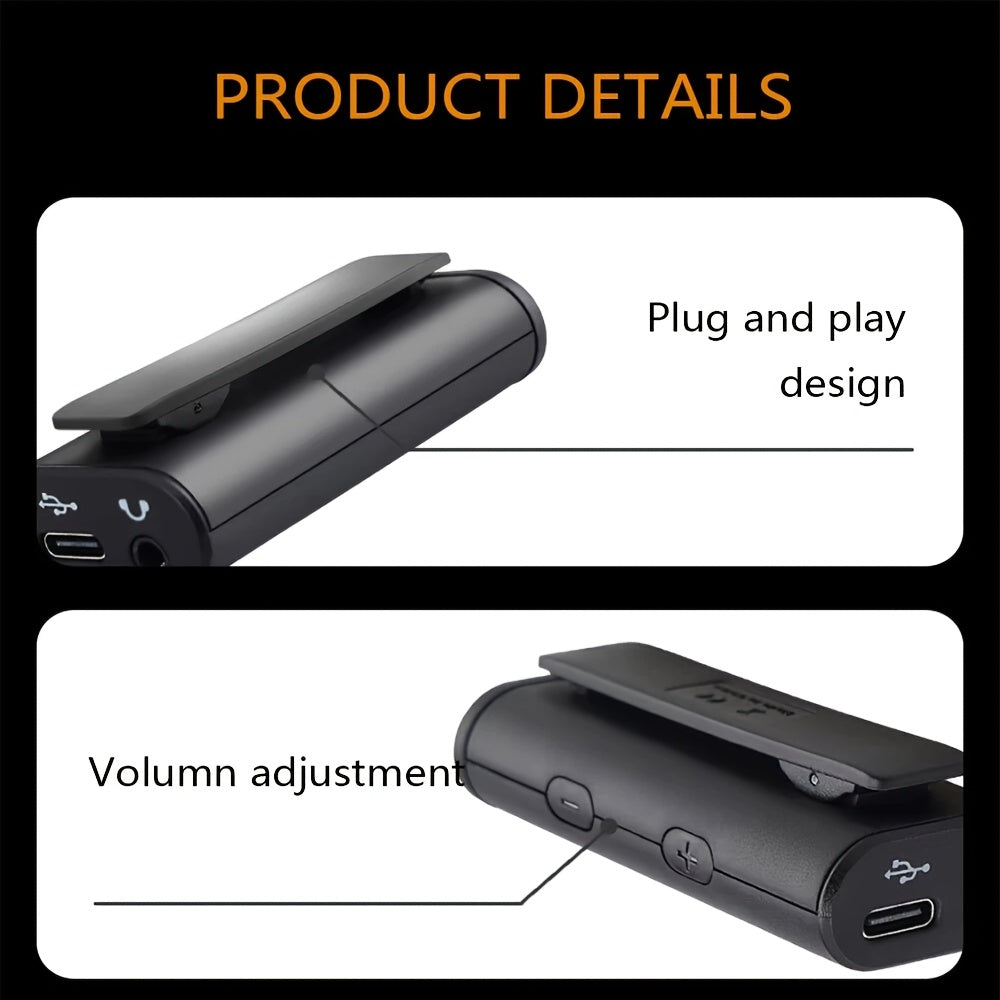 Scheda Audio Portatile USB-C con Jack Cuffie per Streaming