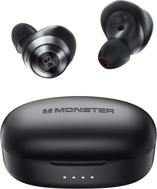 Monster achieve 100 airlinks wireless earbuds, bluetooth 5.0 in-e