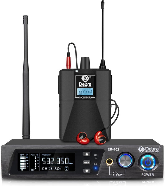 Debra ER-102 In Ear Monitor Sistema Wireless