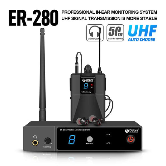 Debra In Ear Monitor ER-280 Sistema Wireless