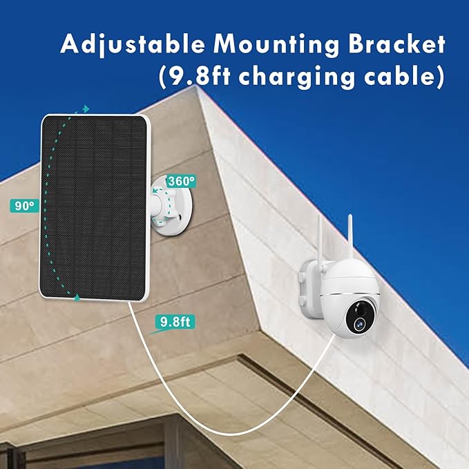 Pannello solare da 6W per telecamera di sicurezza