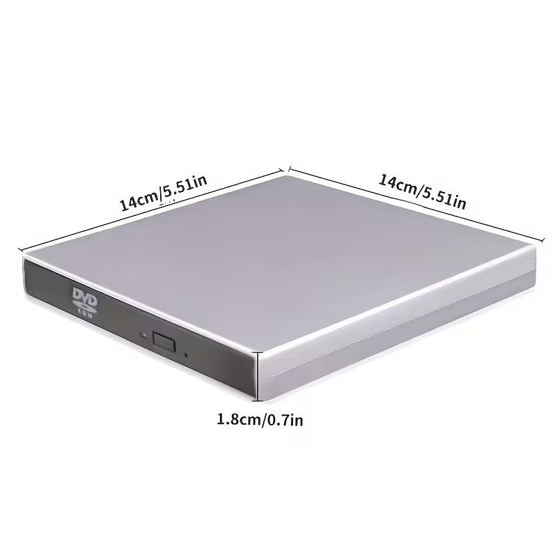 Unità Esterna CD/DVD USB 3.0 & USB-C 2-in-1