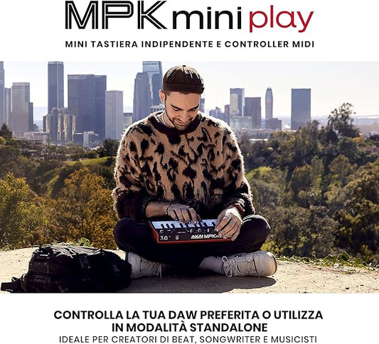 AKAI MPK Mini Play Mk3 Mini tastiera controller con altoparlanti