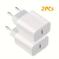 Doppio Caricabatterie da Muro USB Tipo C