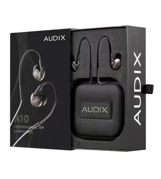 AUDIX A10 Earphones Monitor in ear con custodia