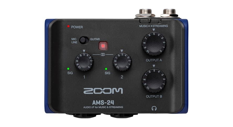Zoom AMS-24 Interfaccia audio per musica e streaming