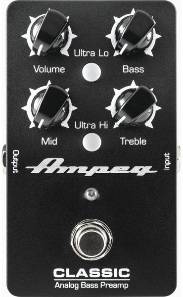 Ampeg Classic Analog  Pedale Preamp per Basso