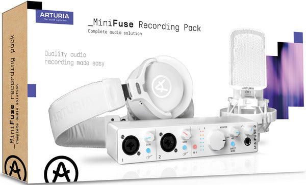Arturia MiniFuse Recording Pack white