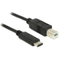 Roline Cavo USB2.0 Tipo C, C - B, ST/ST 1.80 m, USB 2.0