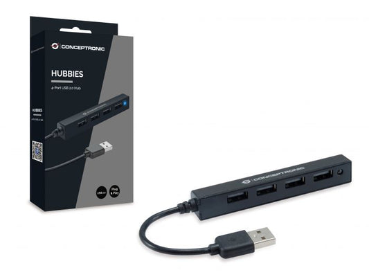 HUBBIES05B 4-Port USB 2.0 Hub