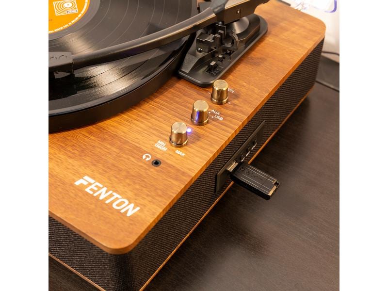 Fenton RP162 – Giradischi Stereo con Bluetooth, USB e Altoparlanti Integrati