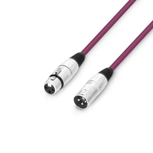 3 STAR MMF 0100 PUR Microphone Cable | Adam Hall® XLR female x XLR male | 1 m