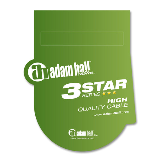 3 STAR YWPP 0100 Y-Cable | Adam Hall® 2 Jack TS x Minijack | 1 m