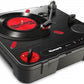 Numark PT01 Scratch Giradischi Portatile per DJ Rosso con USB
