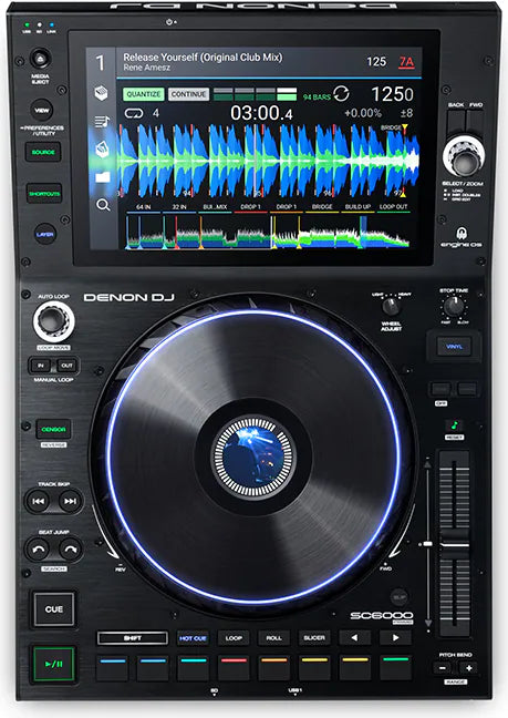 Denon SC6000 PRIME Controller da  DJ con schermo touchscreen da 10,1" e streaming musicale WiFi