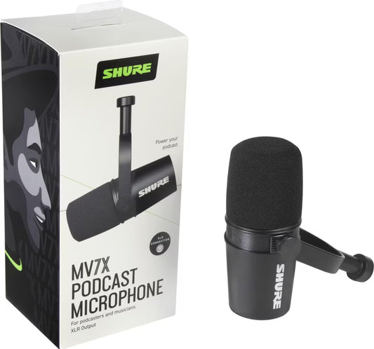 SHURE MV7X PODCAST MICROPHONE