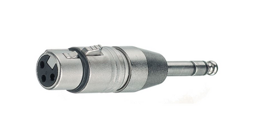 NEUTRIK Audio-Adapter NA3FP XLR 3 Pole, female - Klinke 6.3mm, male