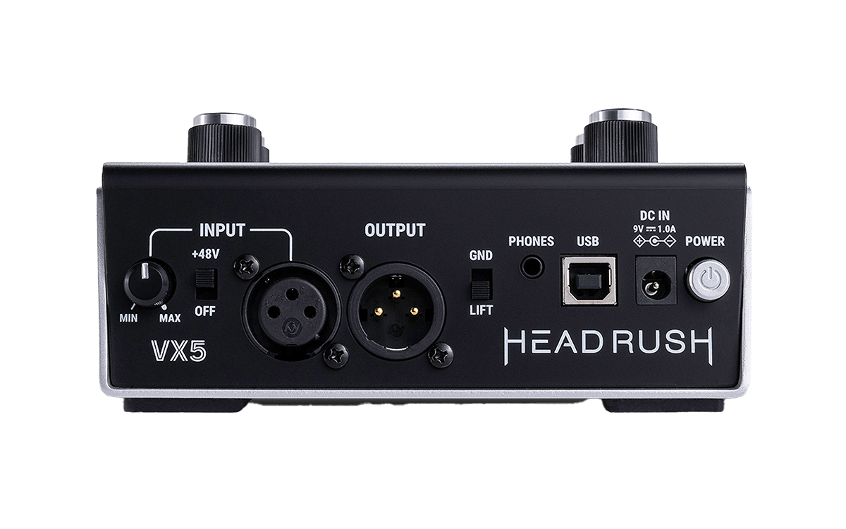 HeadRush VX5 Pedale Vocale con AutoTune® Antares, Interfaccia USB